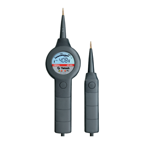 Tietzsch Prufball SPB 500L User Instructions