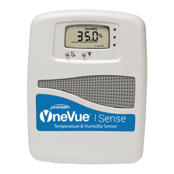 Primex OneVue Sense A100 Sensor Manuals