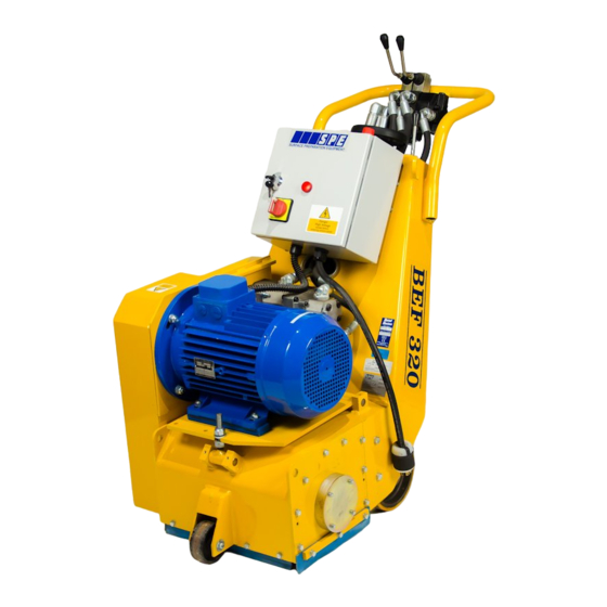 SPE BEF320-1A Operating Manual