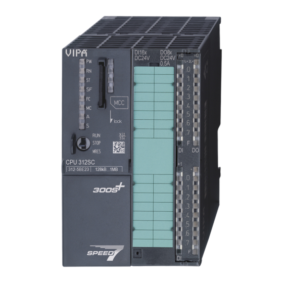 VIPA CPU 312SC User Manual