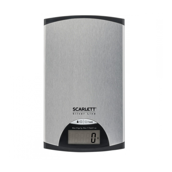 Scarlett Silver Line SC-KS57P72 Instruction Manual