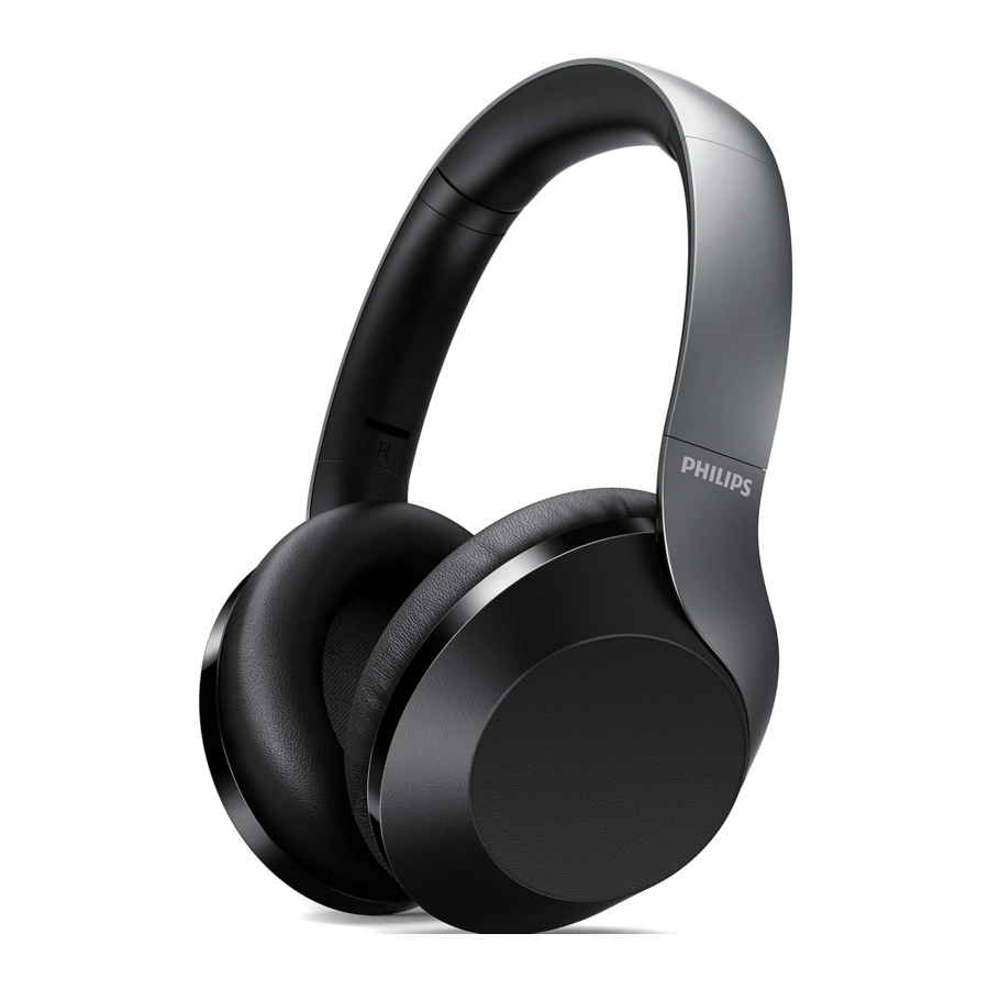 Philips PH805, 8000 Series - Over Ear Manual
