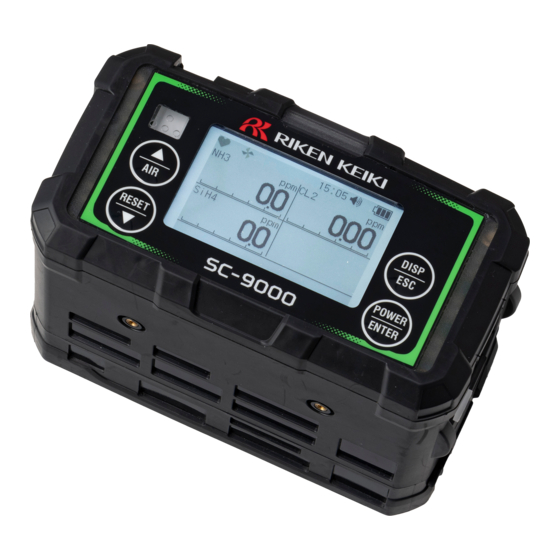 Riken Keiki SC-9000 Operating Manual