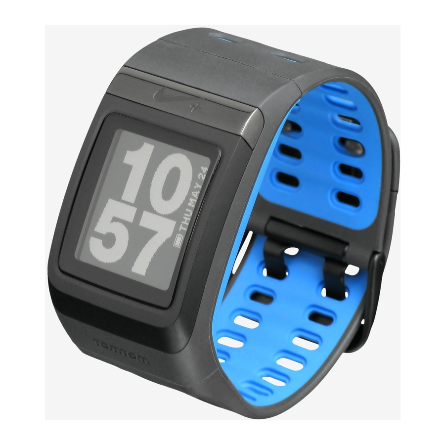 TomTom Nike+ SportWatch GPS Owner's Manual