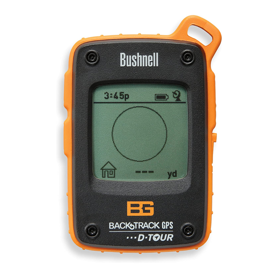 Bushnell BackTrack D-TOUR 360310BG Instruction Manual