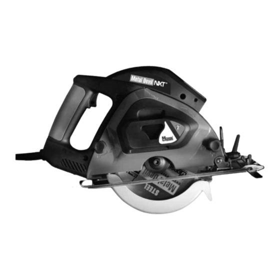 morse Metal Devil CSM7NXTB Instruction And Safety Manual