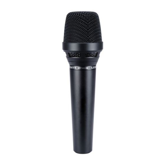 Lewitt MTP 240 DM Manual