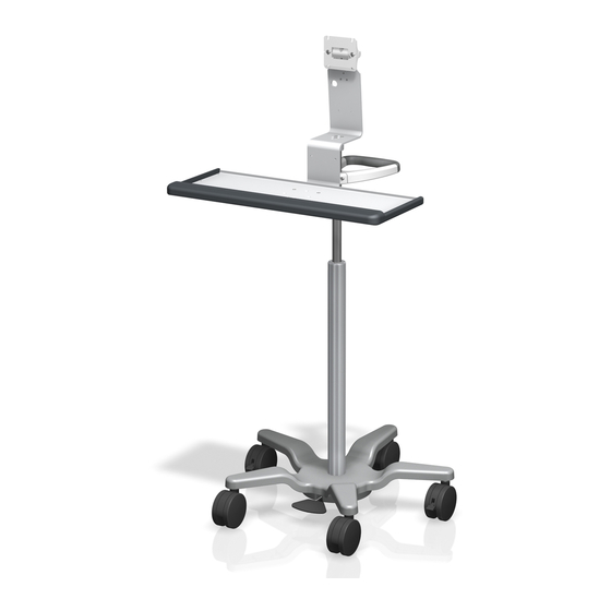 GCX Variable Height Roll Stand with Storage Bay Installation Manual