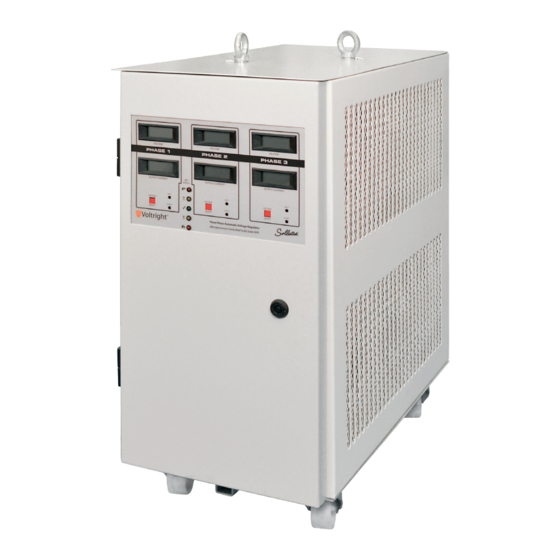 User Manuals: Sollatek AVR3x30-22 Series Regulator