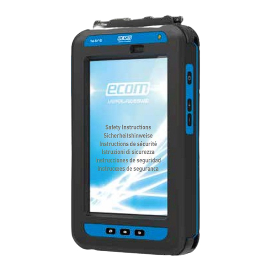 Ecom Tab-Ex 02 DZ1 Manual