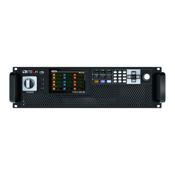 ITech IT7800 Series User Manual