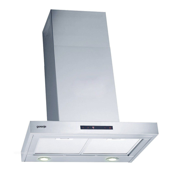 Gorenje DT 6545 E Installation, Maintenance And Usage