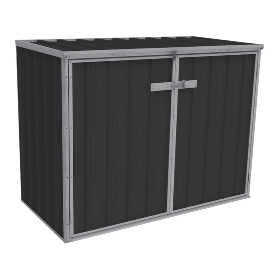 ABSCO SHEDS 1508WBCK Assembly & Instruction Manual