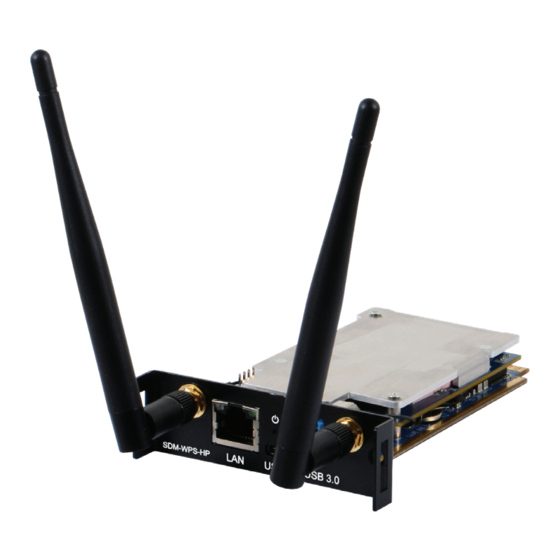 User Manuals: CYP SDM-WPS-HP Wireless Receiver Module