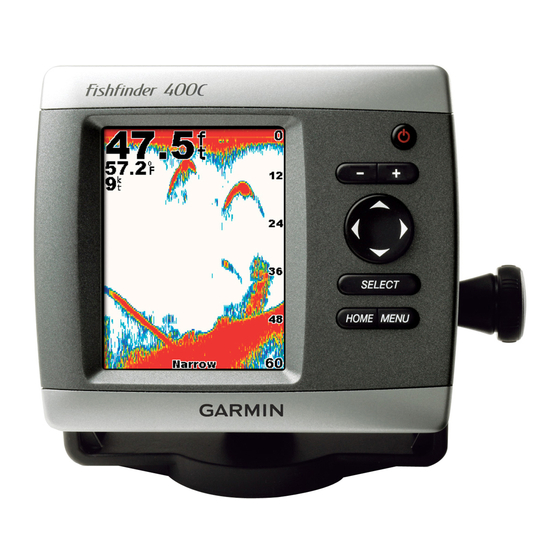 Garmin Fishfinder 400C Installation Instructions Manual