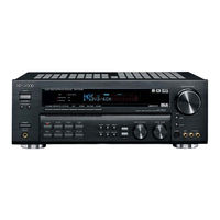 KENWOOD KRF-V7070D Instruction Manual