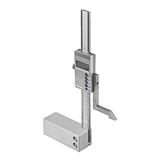 Axminster Digital Height Gauge Manuals