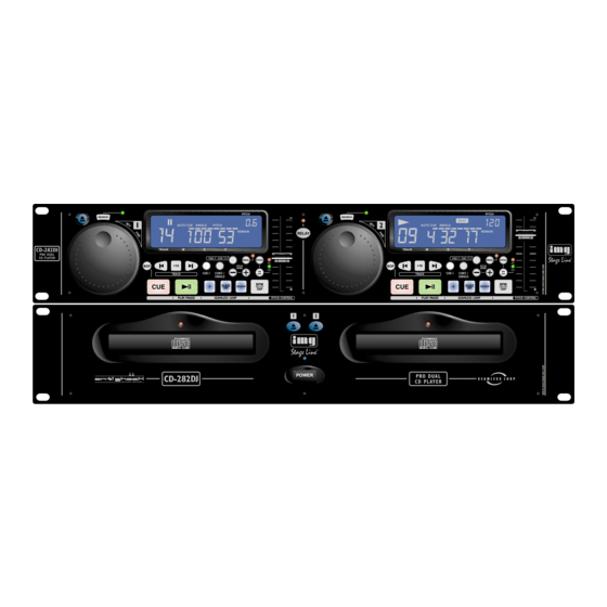 IMG STAGE LINE CD-280DJ Instruction Manual