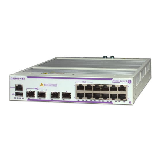 Alcatel-Lucent OmniSwitch 9900 Series Network Configuration Manual