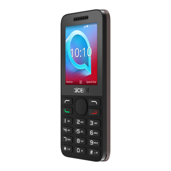 Alcatel 2038A Quick Start Manual