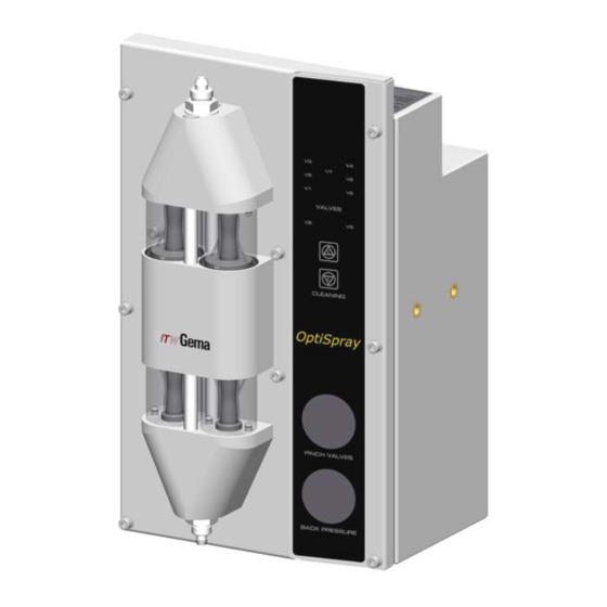 Gema OptiSpray DPP01 Operating Instructions And Spare Parts List