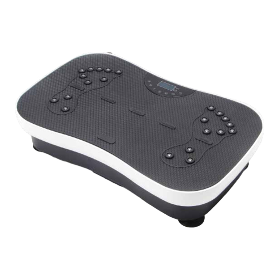 Weightworld Vibration Exercise Machine User Manual