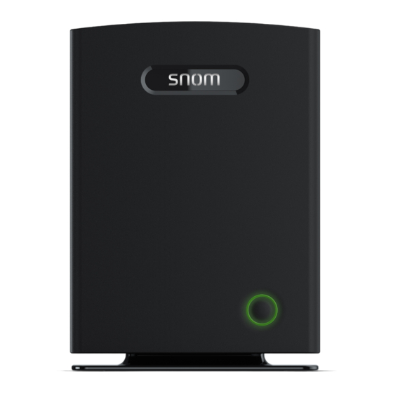 Snom M700 Manual