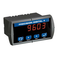 Precision Digital Corporation Sabre PD603-6R0-1 Instruction Manual