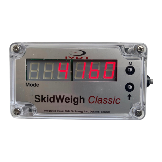 IVDT SkidWeigh SC1 Installation, Calibration & Operation Manual