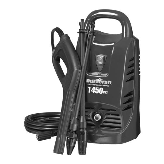 Duracraft DC1450 Electric Pressure Washer Manuals