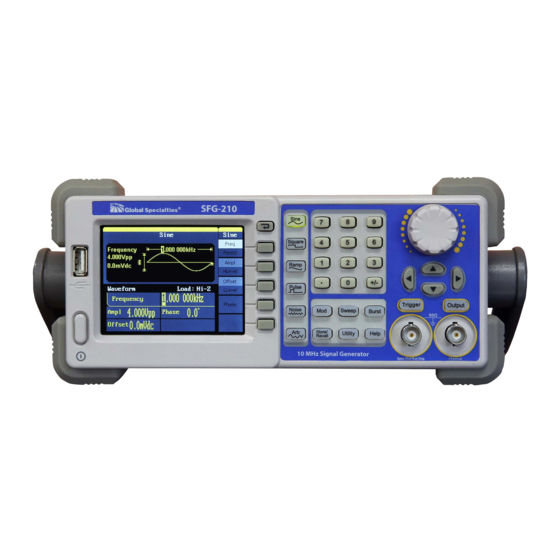 Global Specialties SFG-2 Series User Manual