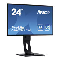 Iiyama ProLite XB2481HS User Manual