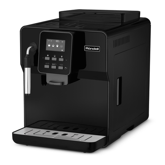User Manuals: RONDELL RDE-1109 Automatic Coffee Machine