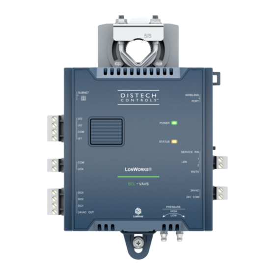 Distech Controls ECL-VAVS Installation Manual