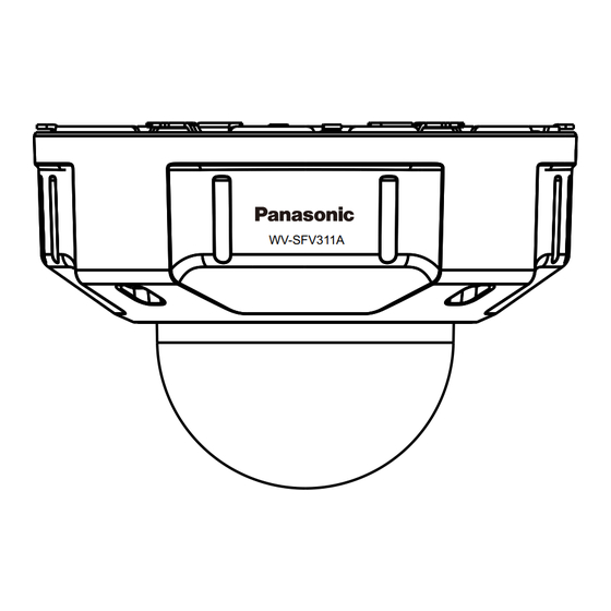 Panasonic WV-SFV311A Operating Instructions Manual