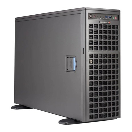 Supermicro SuperWorkstation 540A-TR Manuals