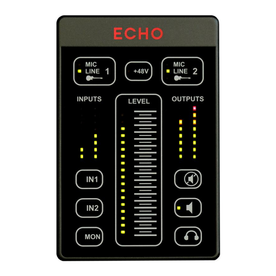 Echo Audio Echo 2 User Manual