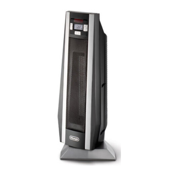 DeLonghi TOWER CERAMIC HEATER Instructions Manual