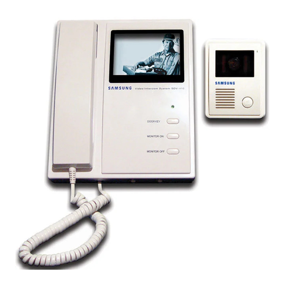 Samsung CCTV SDV-410Y Quick Start Instructions