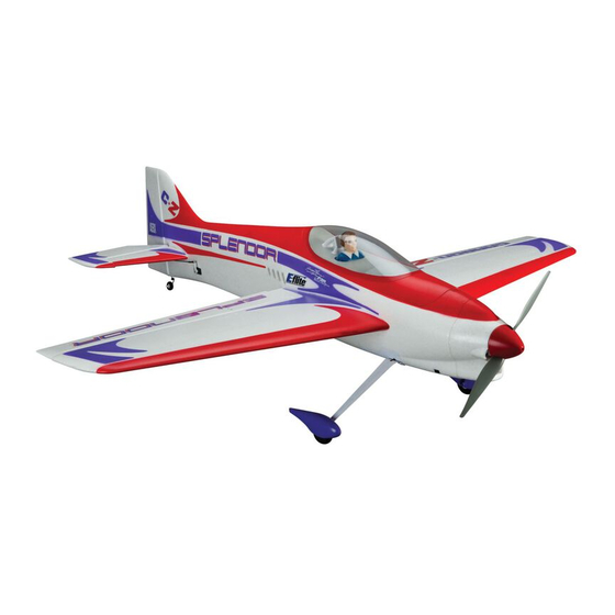 E-FLITE Carbon-Z Splendor Manuals