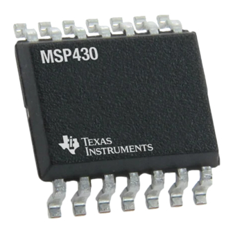 Texas Instruments MSP430 User Manual