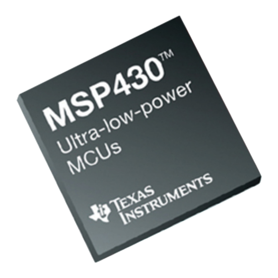 Texas Instruments MSP430 Student Manual