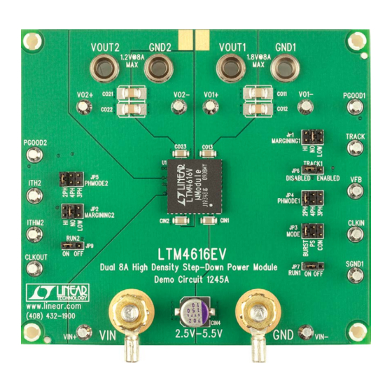 Linear Technology LTM4616 Demo Manual