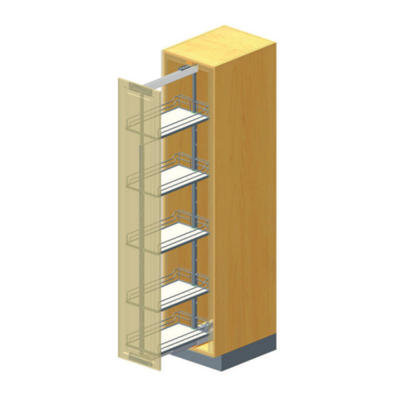 Kesseböhmer DISPENSA Pantry VVS-X Mounting Instruction