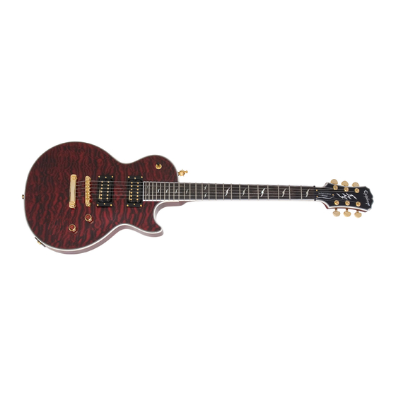 Epiphone Prophecy Les Paul Custom GX Specifications