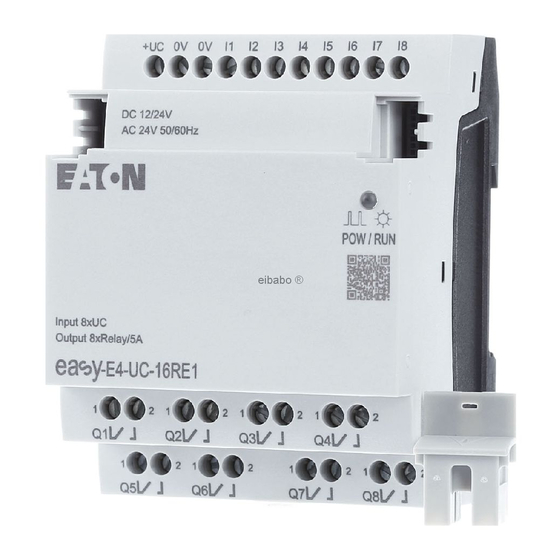 Eaton EASY-E4 E1(P) Series Instruction Leaflet