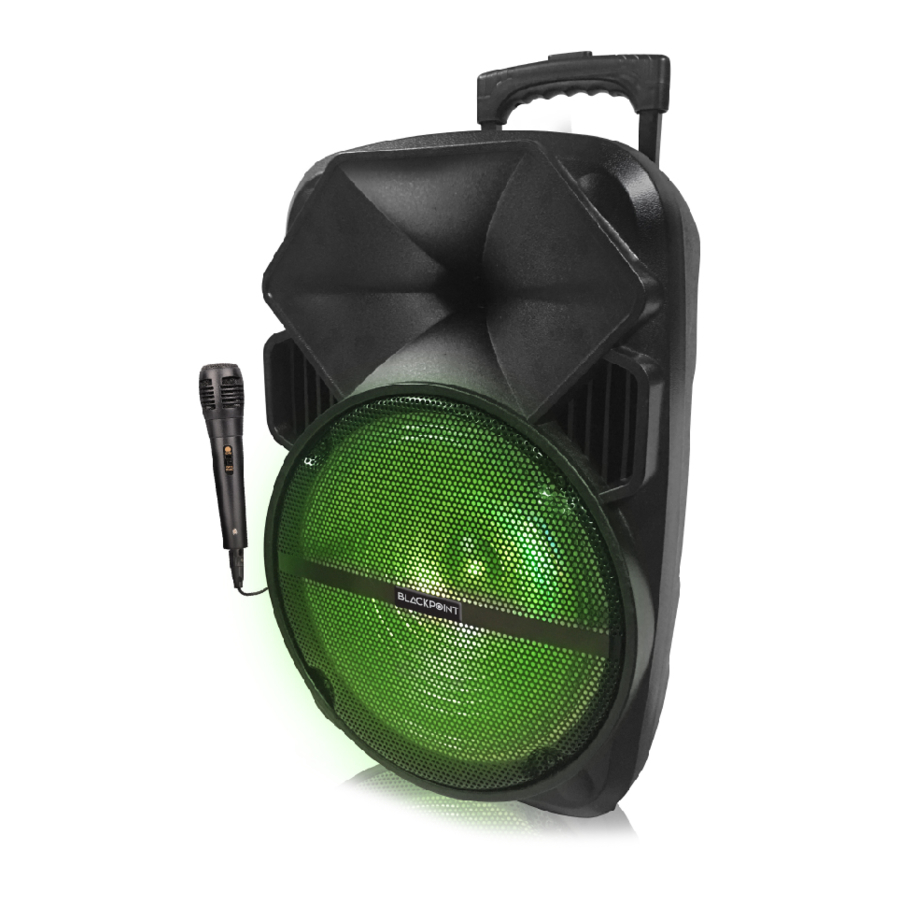 BLACKPOINT S44 Steven - Rechargeable Speaker Manual