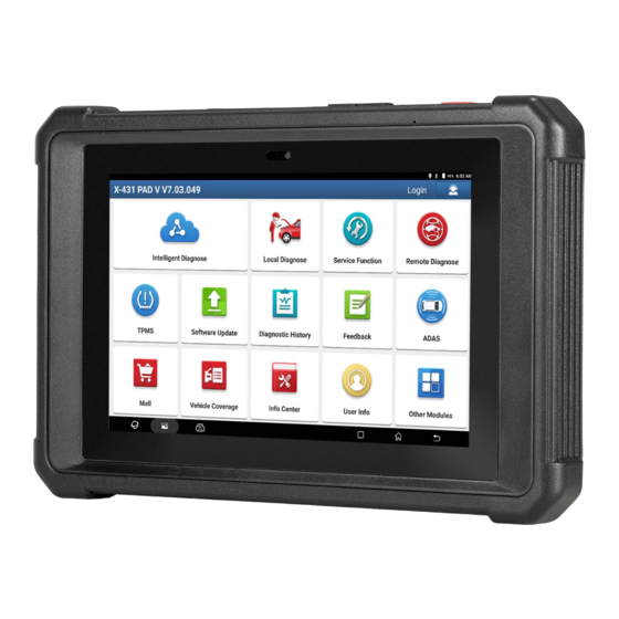 Launch X-431 PAD V ELITE User Manual