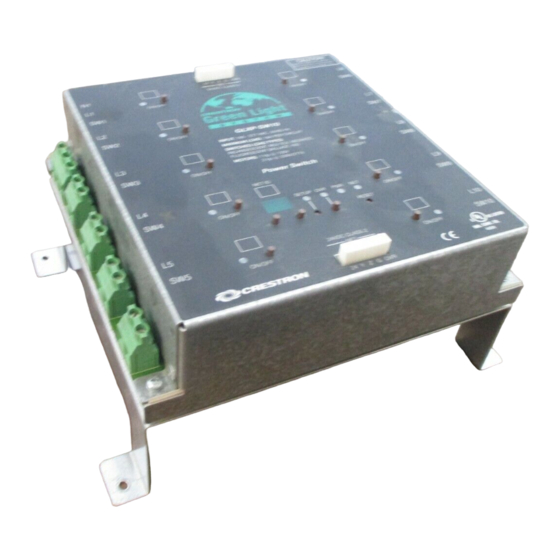 Crestron Green Light GLPS-HDSW-FT Manuals