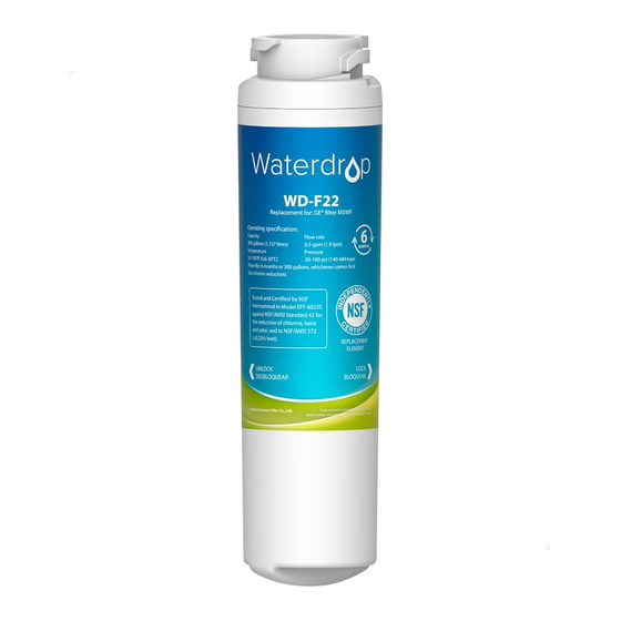 Waterdrop WD-F22 Installation Instructions